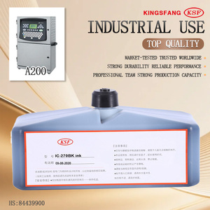 Encre à base de solvant de qualité supérieure, alternative aux matériaux traditionnels, haute stabilité, pour imprimante jet d'encre industrielle <span class=keywords><strong>Domino</strong></span> A100 A120 A200 A220 A300 - Product Image 1
