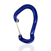 Mousqueton en aluminium à barrière de sécurité 12kN, ultra-rapide, pour équipement de sécurité professionnel pour sports de plein air et équipement d'escalade