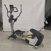 Système d'entraînement hyper-silencieux Firstfit amélioré 14IN stride LCD moniteur cross trainer machine elliptique debout