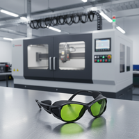 Nouvelles lunettes de sécurité et de protection laser à fibre industrielle PANGOLIN haute performance, protection 1064 nm avec garantie de 3 ans, légères