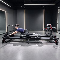 Reformer de Pilates en alliage d'aluminium, machine d'exercice multifonction réglable pour l'entraînement en studio, couleurs personnalisées, LOGO, directement de l'usine