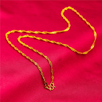 YL vietnamien Shajin étendu torsadé femmes 50cm longue chaîne perlée serpent bijoux pour cadeau