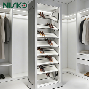 ตู้เก็บรองเท้าอัจฉริยะ Nisko Smart Remote หมุนได้ 360 องศา ดีไซน์ทันสมัยสำหรับบ้าน - Product Image 1
