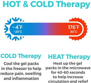 Custom Knee Ice Pack Wrap Cold Hot <strong>Compress</strong> Gel Brace for Knee Arthritis Protection with Pain Relief - Product Image 3