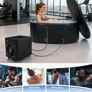 1/2hp Ozone Ice Bath <b>Recovery</b> <b>Pod</b> Wi-Fi Control Cold Plunge Pool Water Chiller Filter Cooling Capability Pump - Product Image 4