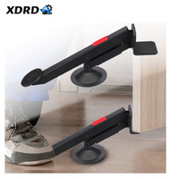 Outil d'installation de pédale de levage de porte en acier au carbone XDRD pour portes en bois avec réglage en hauteur