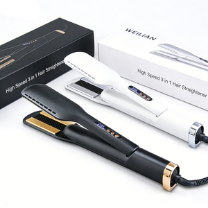 Secador y Plancha de Pelo 2 en 1 con Tecnología de Flujo de Aire, Combina Funciones de Cepillo, Placas con Superficie de Deslizamiento Profesional - Product Image 4