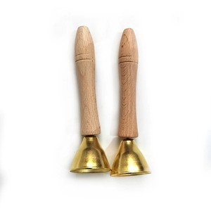 Ensemble complet d'instruments de percussion Orff en bois de hêtre naturel pour enfants, idéal pour l'entraînement rythmique préscolaire - Product Image 2