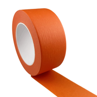 Ruban adhésif washi orange haute précision de 20 m pour peinture automobile, bricolage et protection des surfaces
