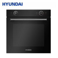 Four électrique encastrable simple HYUNDAI 72L en acier inoxydable, 2 boutons avec commande tactile, 12 fonctions, pizza et préchauffage rapide, classe énergétique A+