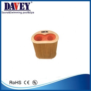 Nouvelle baignoire en <span class=keywords><strong>bois</strong></span> rectangulaire pour l'extérieur 2024 avec motif de pierre ovale/rond - Product Image 5