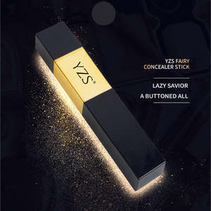 YZS <span class=keywords><strong>2</strong></span>合1自有品牌遮瑕膏棒，软刷透明自然持久粉底霜化妆 - Product Image 4