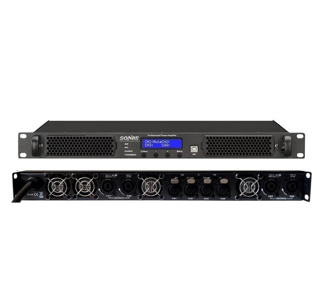 New Arrived 4*1000w With DSP Power Amplifier Professional Power Amplifier for Stage