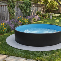 Tissu non tissé protecteur en feutre pour sous-couche de liner de piscine, polaire anti-perforation pour piscines enterrées et hors sol