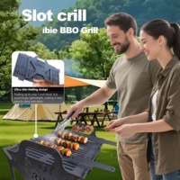 Barbecue pliable portable en promotion pour la cuisson en extérieur