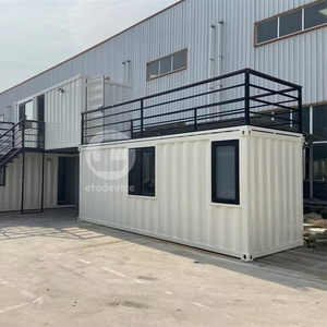 20ft vận chuyển container nhà hàng nhà nhỏ đơn vị đúc sẵn cho cửa hàng sử dụng vật liệu bảng điều khiển bánh sandwich thép xây dựng - Product Image 1
