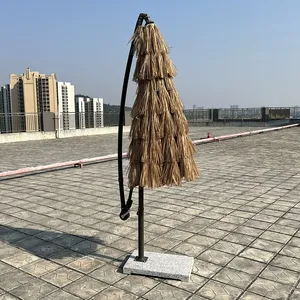 Parasol d'extérieur de haute qualité Raphia Thatch Beach, parapluies Parapluies <span class=keywords><strong>en</strong></span> paille avec toit de chaume avec inclinaison/ - Product Image 6