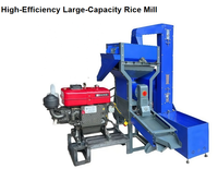 Machine à décortiquer le riz multifonctionnelle 800 kg/h, rendement élevé, faible consommation d'énergie