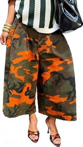 Nuovi <span class=keywords><strong>Pantaloni</strong></span> Sportivi Casual da <span class=keywords><strong>Donna</strong></span> Stile Streetwear, <span class=keywords><strong>Pantaloni</strong></span> Larghi Camouflage <span class=keywords><strong>per</strong></span> Ragazze - Product Image 5