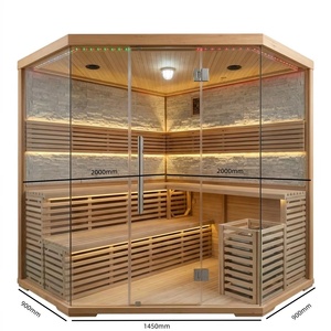 <span class=keywords><strong>Sauna</strong></span> <span class=keywords><strong>extérieur</strong></span> sur mesure en <span class=keywords><strong>bois</strong></span> de grande taille pour jardin, patio, villa, infrarouge, spectre complet, faible EMF, <span class=keywords><strong>sauna</strong></span> électrique traditionnel, fabrication en usine - Product Image 2