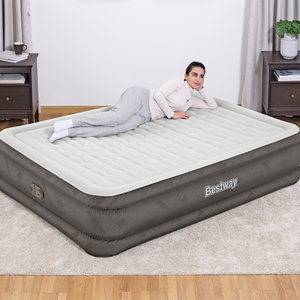 Bestway 69050 Moderna Cama Inflable Plegable en Oferta, Tamaño <span class=keywords><strong>Queen</strong></span>, Colchón Inflable Suave, Muebles para el Hogar, Sala de Estar y Exteriores, 2 - Product Image 4