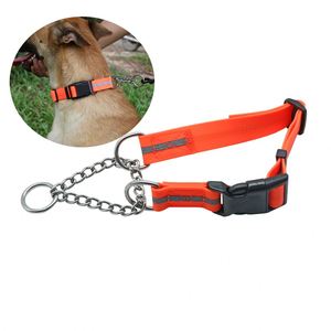 <span class=keywords><strong>Collar</strong></span> para Perro con Anillo en O, Personalizado al por Mayor, Material Reflectante, Ajustable, Hebillas Metálicas Decorativas, PVC a Rayas - Product Image 3