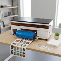 Imprimante et laminateur UV DTF A3 30 cm certifiée Allprint pour la fabrication d'étiquettes et d'autocollants en cristal OEM