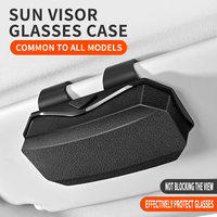 Étui à lunettes de voiture populaire avec rangement multifonctionnel, boîte à lunettes de soleil, pare-soleil intérieur de voiture, clip à lunettes de voiture, boîte à billets