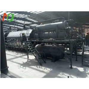 Biomass Pyrolysis Plant To Convert Waste Tire/Plastic/MSW/Oil Sludge To Fuel Oil Machine