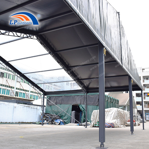 Phong Cách Mới 15M Màu Đen Nhôm Rõ Ràng Khoảng Đa-Flex Lều Với Thép Ren Trang Trí Cho 500 Khách Sự Kiện Trong Uganda - Product Image 6