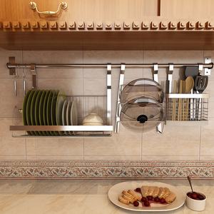 إكسسوارات المطبخ قابلة للطي حوض مياه مركب على الحائط لوح تجفيف الأطباق أوعية تخزين لا تصدأ أبدًا رف صلب للمطبخ - Product Image 2