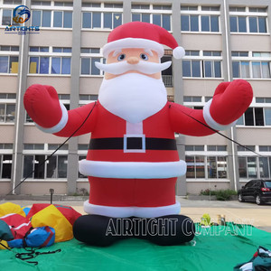 Ballon <span class=keywords><strong>gonflable</strong></span> géant Père Noël de 6 m pour toit - Meilleures ventes - Product Image 4