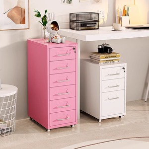 Archivador vertical de 3/6 cajones móvil moderno, muebles de oficina móviles, cómoda de metal debajo del <span class=keywords><strong>escritorio</strong></span> para uso doméstico y hotelero - Product Image 1
