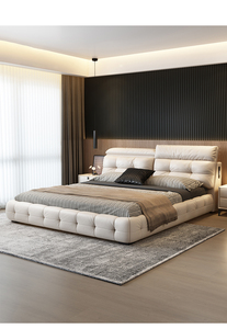 Cama King Size con Elevación Hidráulica, Cabecera Tapizada en Cuero de Primera Calidad, Almacenamiento de Gran Capacidad, <span class=keywords><strong>Serie</strong></span> Deep Sanctuary para Parejas 2026 - Product Image 4