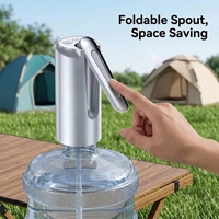 Distributeur d'eau électrique portable minimaliste et moderne avec interrupteur, pompe électrique pour bouteille de 5 gallons, charge USB