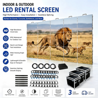 İç Mekan Kiralık LED Ekran Açık Hava P2.6 P3.91 P2.9 LED Video Duvarı Kolay Kurulum Etkinlikler Düğünler için LED Ekran