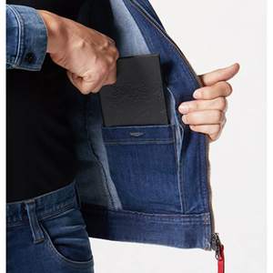 Chaqueta Vaquera Azul Marino para Hombre Burtle 3L 5001-3-3L, Abrigo Resistente al Agua con Diseño Elegante, 3.0 Estrellas - Product Image 5