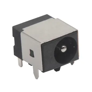 DC-044A 2.1Mm 2.5Mm Dc Power Jack Barrel Power Connector Door Gat Juiste Hoek