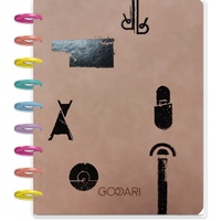 Impression de livres, reliure, planificateur, agenda, organisateur, carnet de notes avec protection d'angle métallique, journal, planificateur à reliure à disques