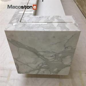 ควอตซ์ Faux สีขาว Calacatta หินอ่อนเคาน์เตอร์ครัว - Product Image 3