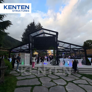 <span class=keywords><strong>Grand</strong></span> toit transparent 30x60 40x60 Atrium en aluminium transparent Tente d'événement <span class=keywords><strong>Grand</strong></span> chapiteau de fête Balleoom Tente pour événements en plein air - Product Image 6