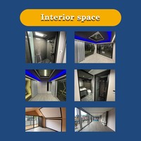 CGCH M3 Modern Tiny House Villas 40ft Smart Capsule préfabriquée amovible avec salle de bain Sunshine Room AI Voice Control Hotels
