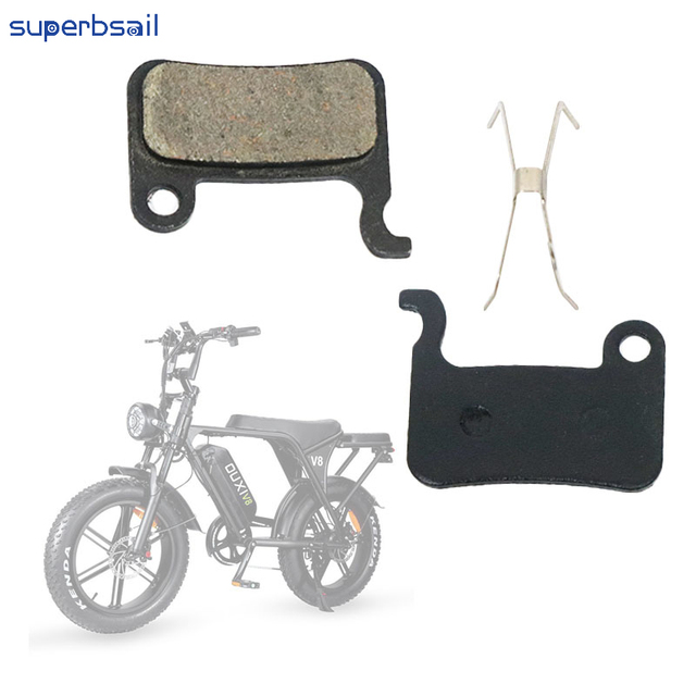 Superbsail Semi-metallic Hydraulic Disc Brake Pad Bicycle Brake Pads for Bike Mountain Bike Parts for OUXI V8 Fat Electric Bike