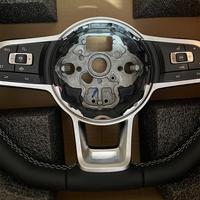 Volant en cuir complet pour Volkswagen GTI MK7.5 Jetta Passat Golf Scirocco Polo Touareg, modification de l'ancien au nouveau, VW