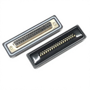 Connecteur Sub D LUNG KAY Db 37P Femelle à souder, étanche, montage sur panneau, IP67, connecteur électrique industriel pour équipement - Product Image 1