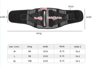 Ceinture de soutien lombaire ajustable AOFIT légère et respirante avec plaques en acier pour le dos, le ventre et l'abdomen - Product Image 5