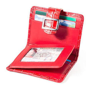 <span class=keywords><strong>Portafogli</strong></span> con cerniera piccolo Bifold portamocche per carte RFID custodia bloccante da <span class=keywords><strong>donna</strong></span> <span class=keywords><strong>portafogli</strong></span> con finestra di identità - Product Image 5