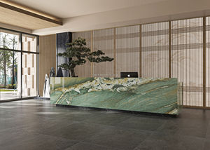 Losas de Piedra Sinterizada Gris <span class=keywords><strong>para</strong></span> Baño y Aseo, Azulejos de Mármol <span class=keywords><strong>para</strong></span> Piso y Pared de Baño, Pared de Piedra Sinterizada con <span class=keywords><strong>Colores</strong></span> Rosados - Product Image 2