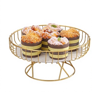 Gold Iron <b>Wire</b> Multifunction Fruit <b>Basket</b> Modern Decorative Kitchen & Living Room Dining Table Top Storage <b>Basket</b> - Product Image 1