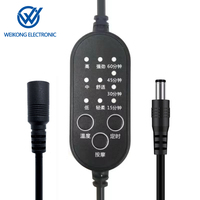 Câble de Commutation 5V 12V à Contrôle de Température pour Matelas de Thérapie par Lumière Rouge Infrarouge pour Domotique avec Protection IP65 et Courant Nominal 2A